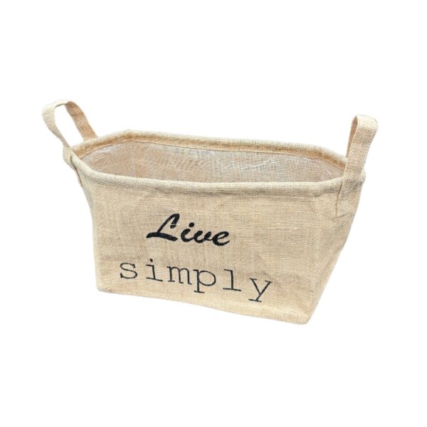 Jute mand M Live simply