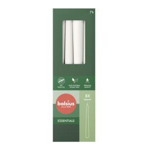 Dinerkaarsen 170/20 doos 8 Cloudy White