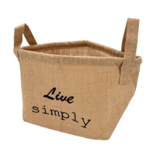Jute mand S ´Live simply´