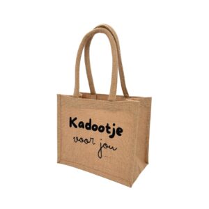 Shopping bag jute S ´Kadootje´